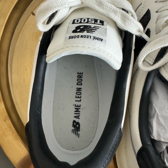 Aime Leon Dore (ALD) x New Balance T500 Tennis Oxford - White/Black (Size 10.5) - Picture 5 of 7